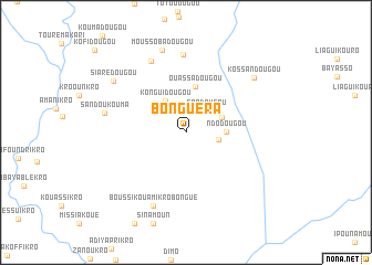 map of Bonguéra