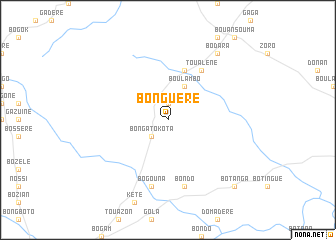 map of Bonguéré