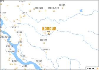 map of Bongué