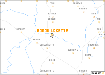 map of Bonguila Kétté