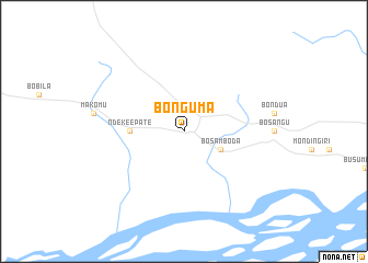 map of Bonguma