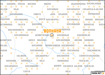 map of Bonhama