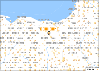 map of Bonhomme