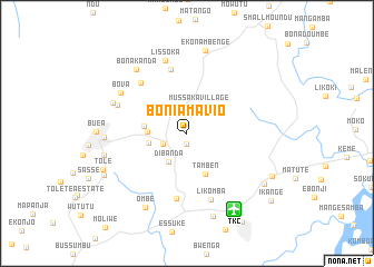 map of Boniamavio