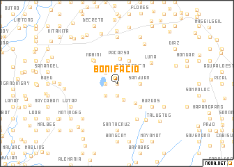 map of Bonifacio