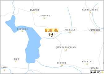 map of Bonihe