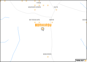 map of Bonikirou