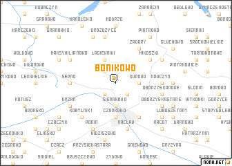 map of Bonikowo