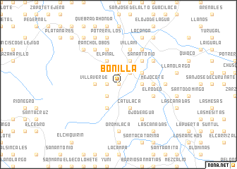 map of Bonilla