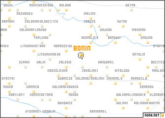 map of Bonin