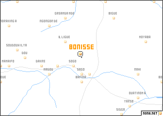 map of Bonissé