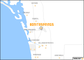 map of Bonita Springs