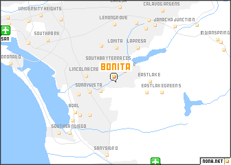 map of Bonita