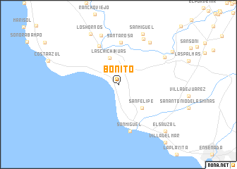 map of Bonito