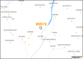 map of Bonito