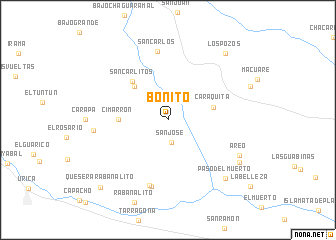 map of Bonito