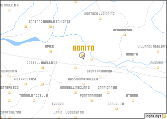 map of Bonito