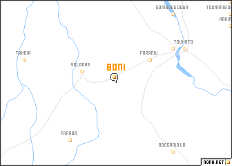 map of Boni