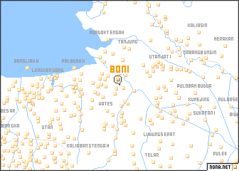 map of Boni