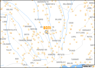 map of Boni