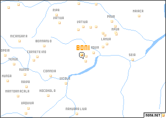 map of Boni