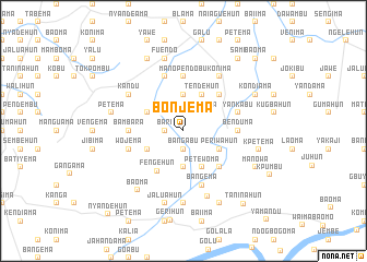 map of Bonjema