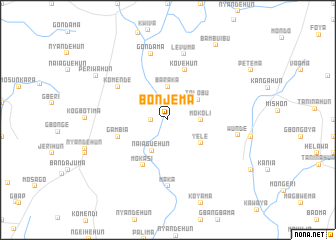 map of Bonjema