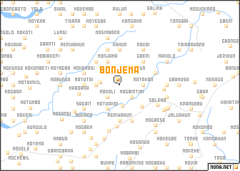 map of Bonjema