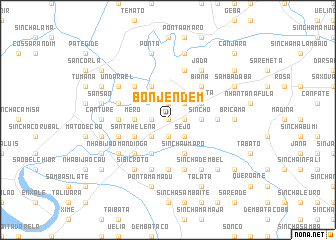 map of Bonjendem