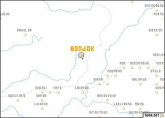 map of Bonjok