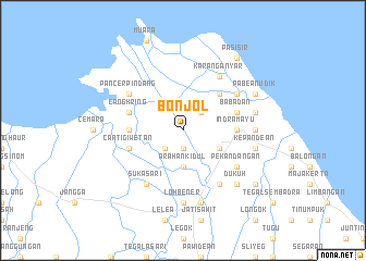 map of Bonjol