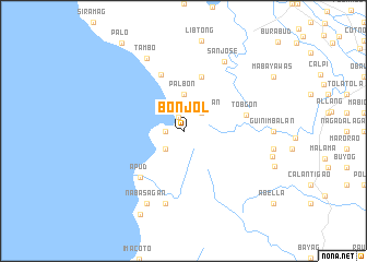 map of Bonjol