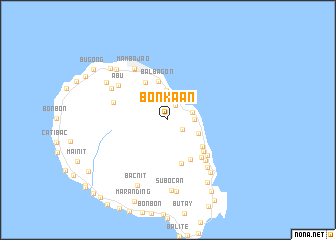 map of Bonkaan