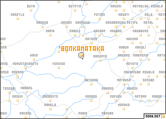 map of Bonkamataka