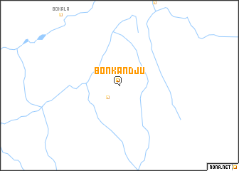 map of Bonkandju