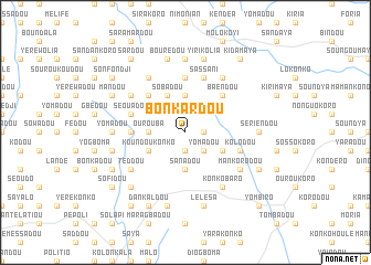 map of Bonkardou