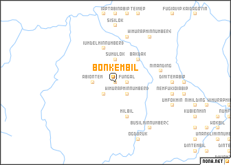 map of Bonkembil