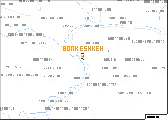 map of Bon Keshkeh