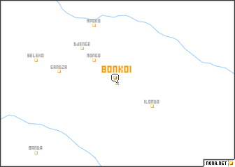 map of Bonkoi