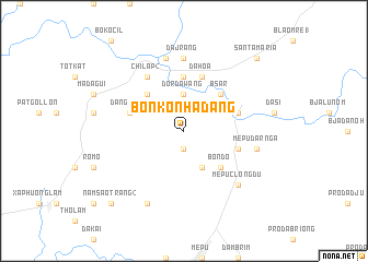 map of Bon Kon Ha Dang