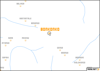 map of Bonkonko