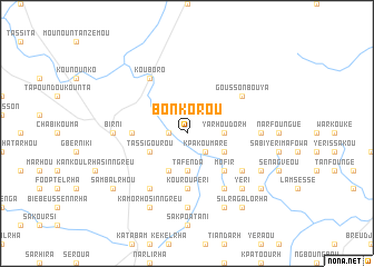 map of Bonkorou