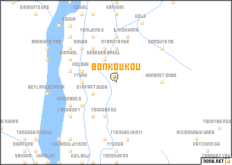 map of Bonkoukou