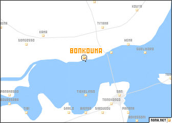 map of Bonkouma