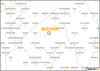 map of Bonkrom