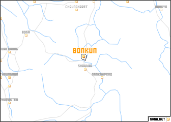 map of Bonkun