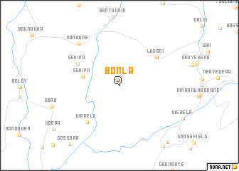 map of Bonla