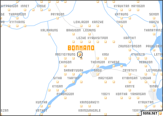 map of Bonmano