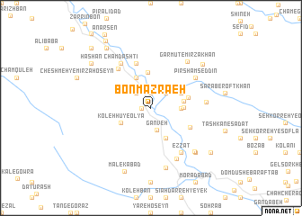 map of Bon Mazra‘eh