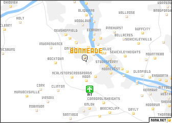 map of Bon Meade